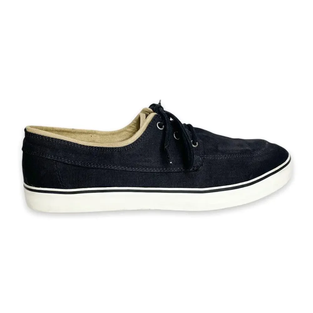 Men's Gap Canvas Black Ankle Low Top Lace Up Sneakers Size 11